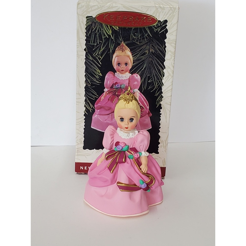 Hallmark Madame Alexander Cinderella 1995 Pink Gown 1996 Keepsake Ornament Box
